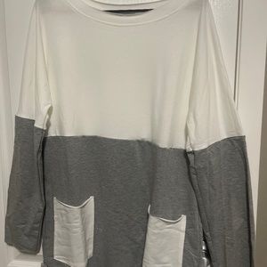 Women's Casual Loose Long Sleeve Crew Neck Top
